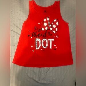 Minnie Mouse “Its All About The Dot” Womens Tank Top Size Small